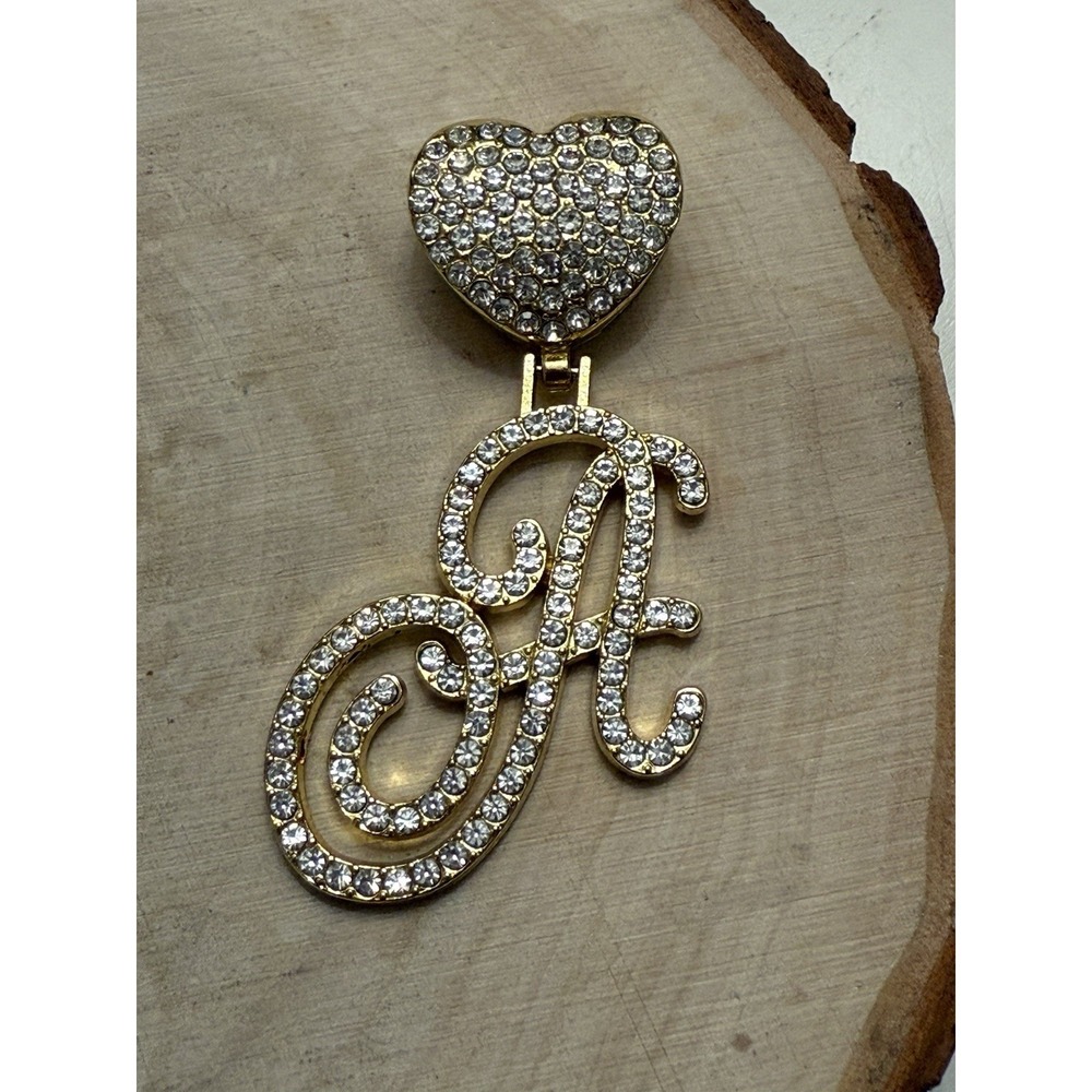Letter A Gold Plated Pendant